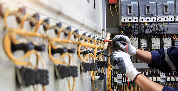 Professional Electrician technician working in Cherry Hill Mall, NJ